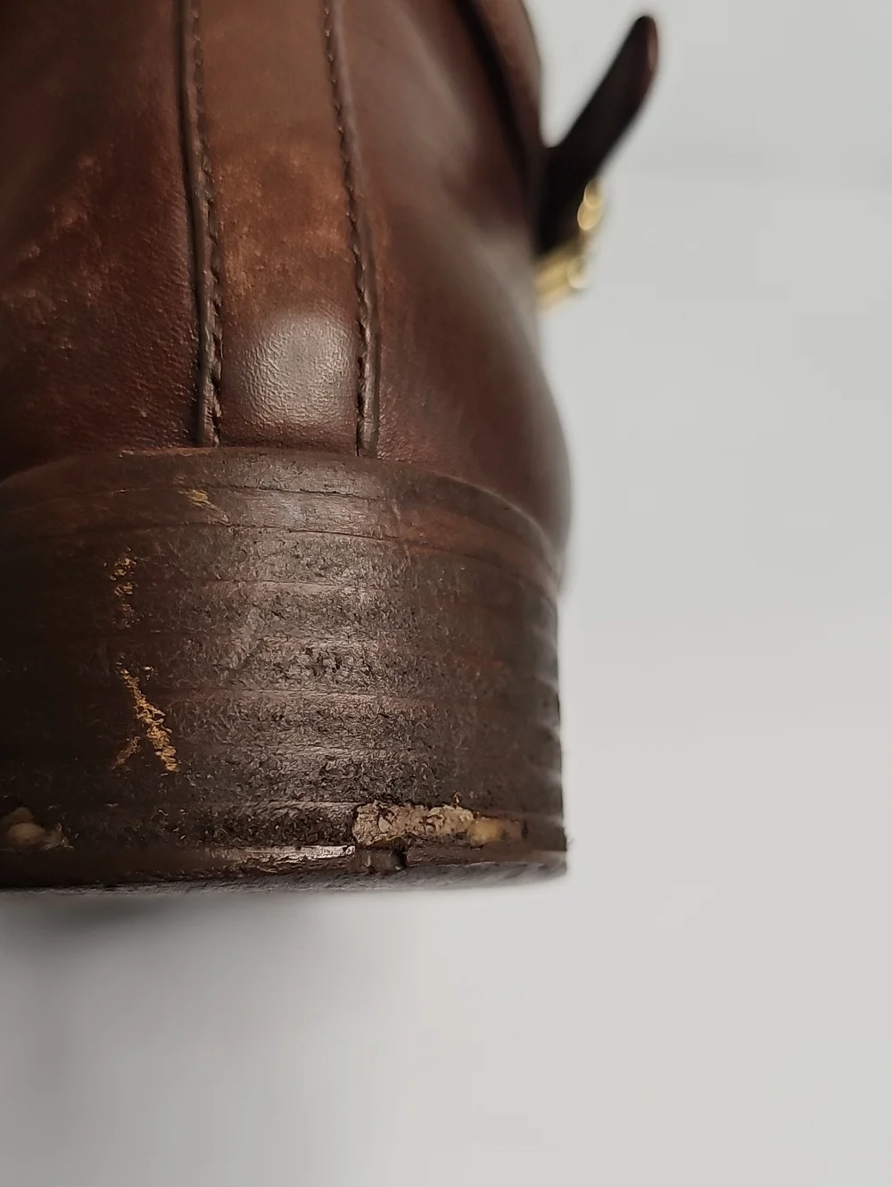 Tory Burch  Simone Dark Brown Leather Over-the-Knee Riding Boots.